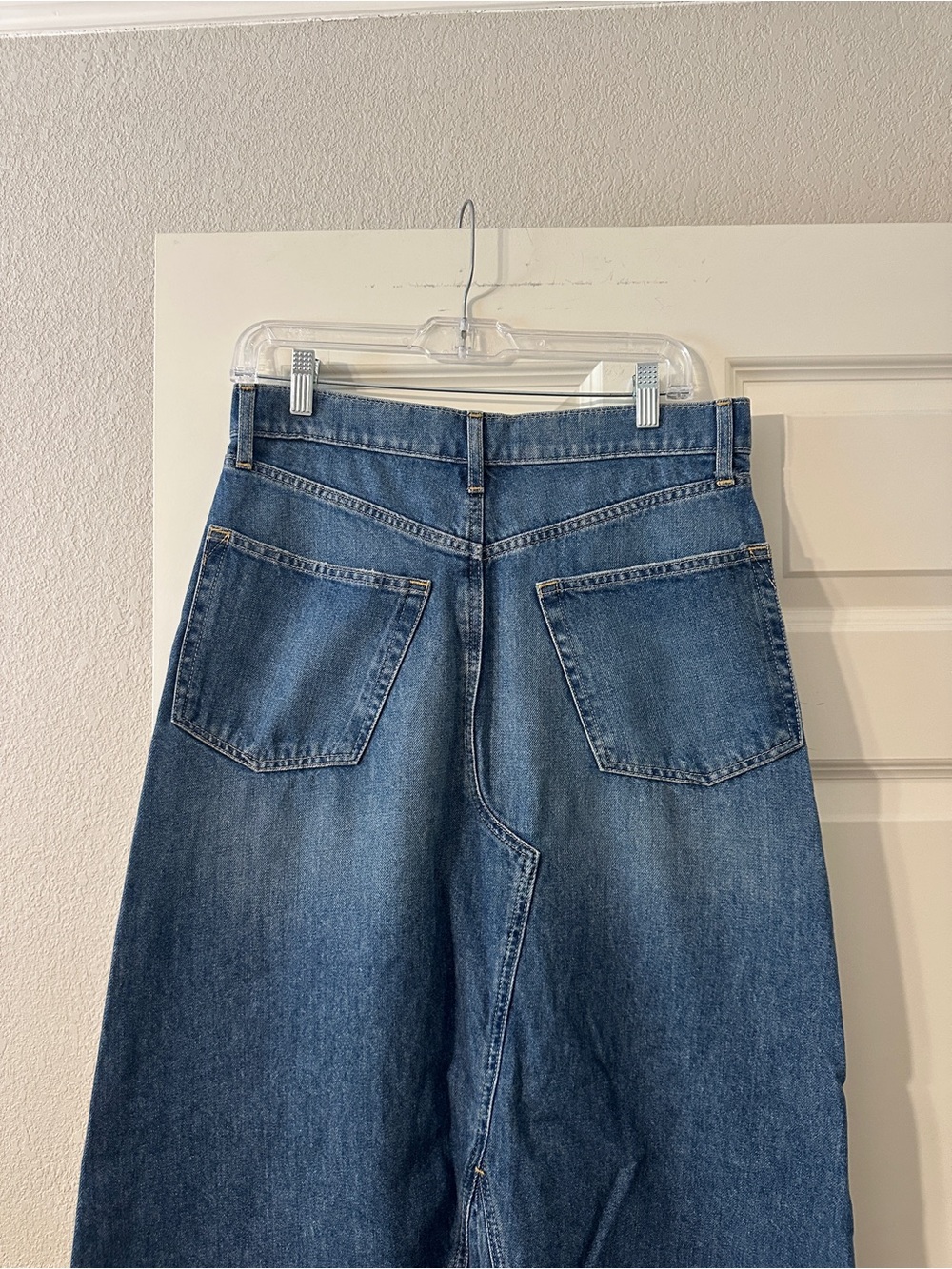 GAP Blue Denim Maxi Skirt Size 6 - Picture 9 of 10